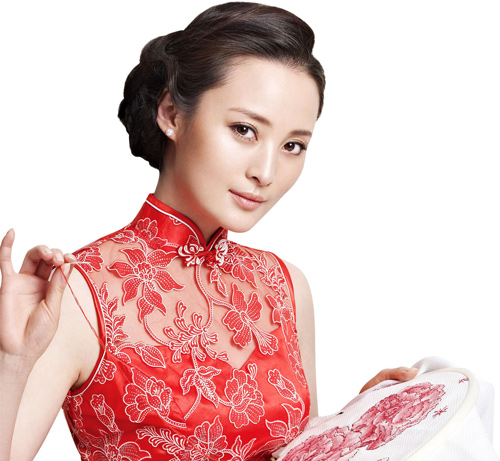 　桃花眼的女明星代表蒋勤勤