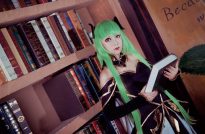 《CODE GEASS》C.C ED插画皇后装